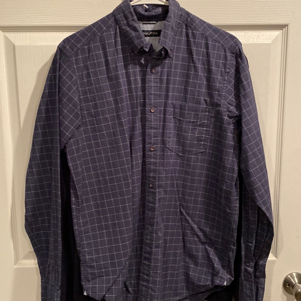 Nautica long sleeve dress shirt size small